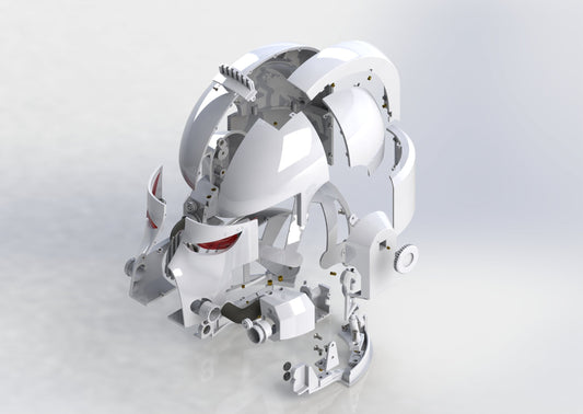 Introducing our first 3d printed piece! Galactic Warriors Version 7 Helmet!