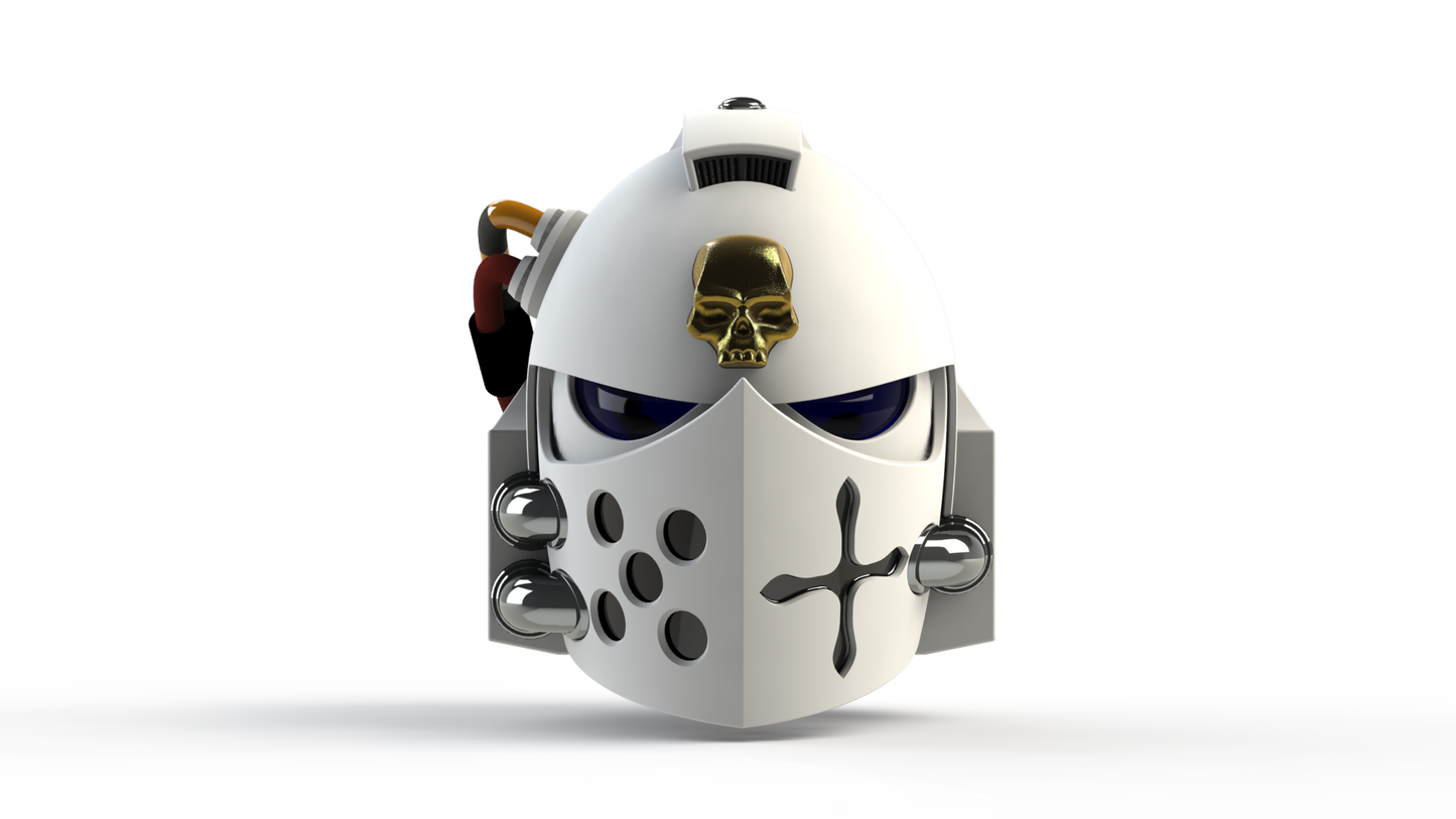 Silver Squires Warden - Helmet (3D Print | Files Only)