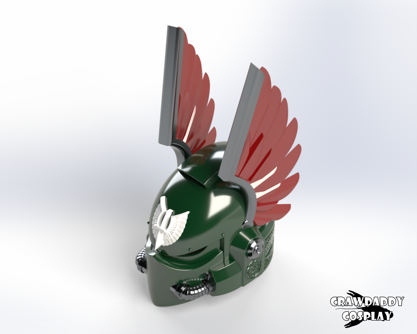 Dark Angels Mark VII Helmet (3D Print | Files Only)