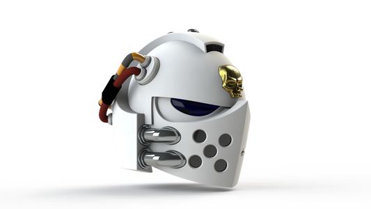Silver Squires Warden - Helmet (3D Print | Files Only)