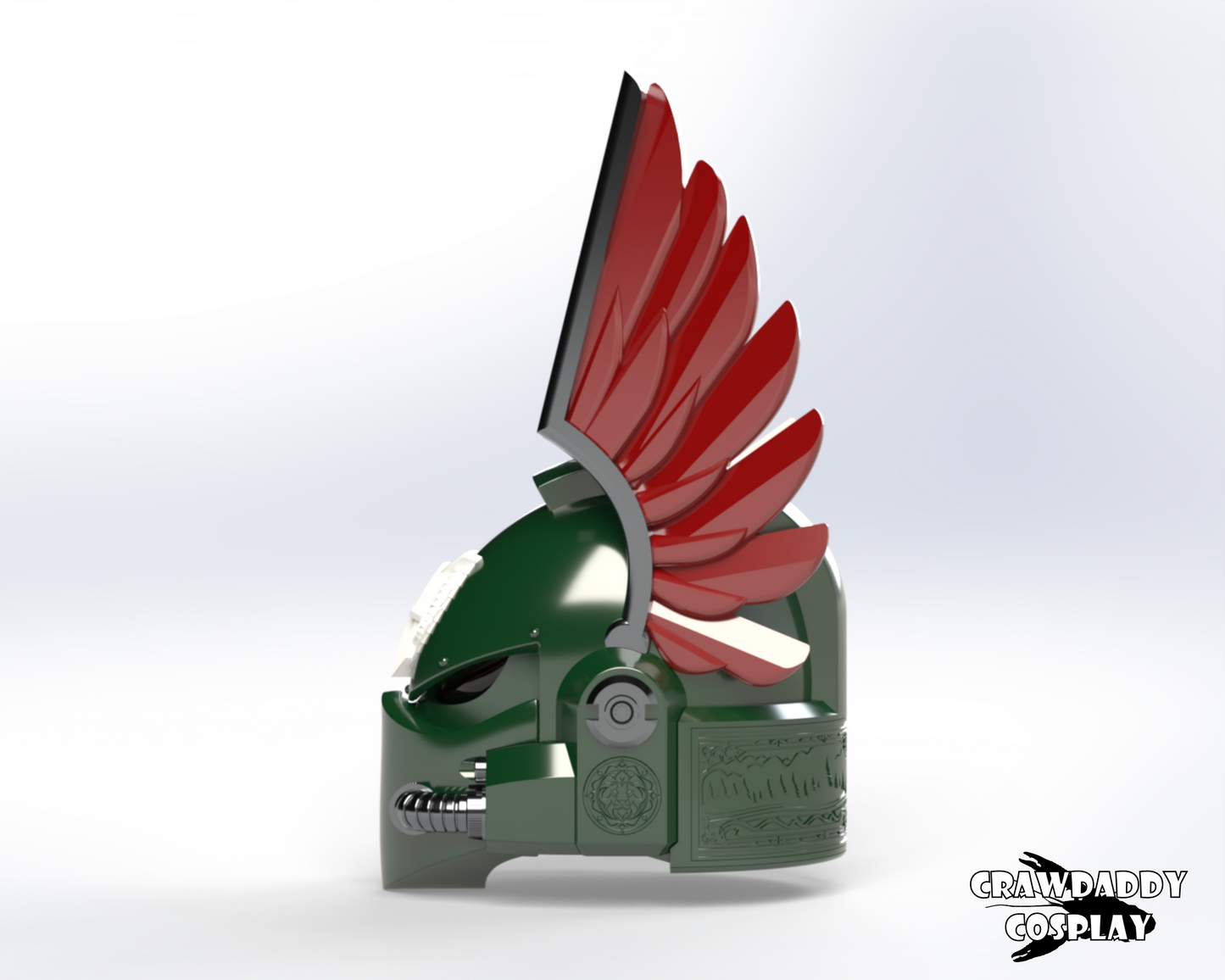 Dark Angels Mark VII Helmet (3D Print | Files Only)