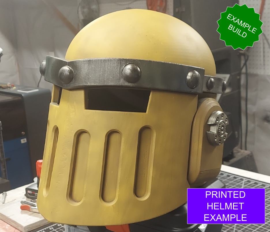 Galactic Warriors Version 3 Helmet (3D Print | Files Only)