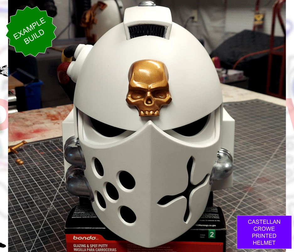 Silver Squires Warden - Helmet (3D Print | Files Only)