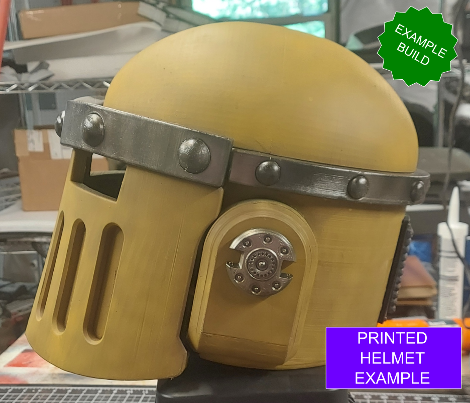 Galactic Warriors Version 3 Helmet (3D Print | Files Only)