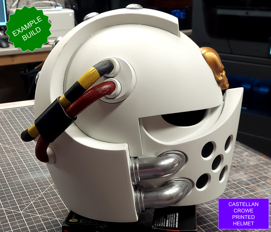 Silver Squires Warden - Helmet (3D Print | Files Only)