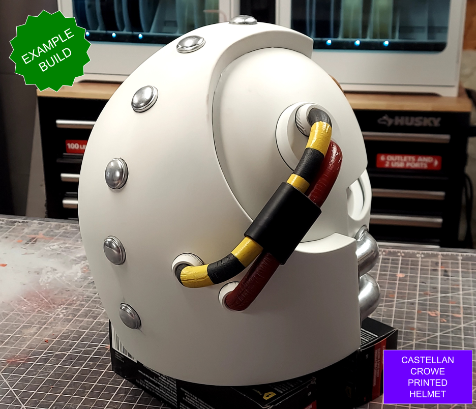 Silver Squires Warden - Helmet (3D Print | Files Only)