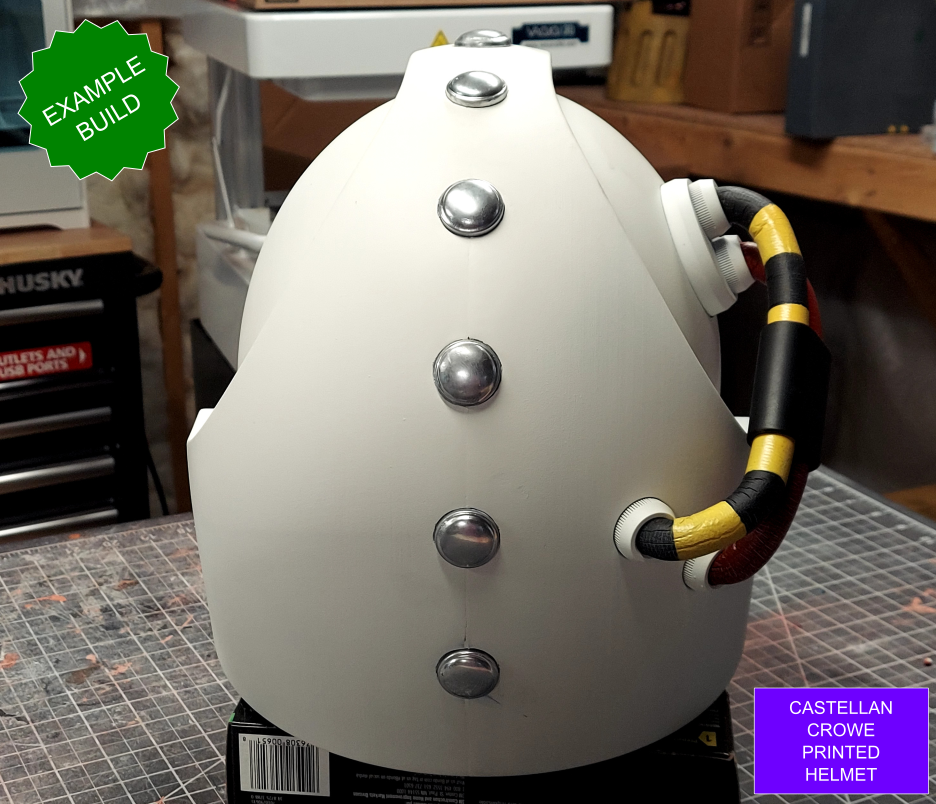 Silver Squires Warden - Helmet (3D Print | Files Only)