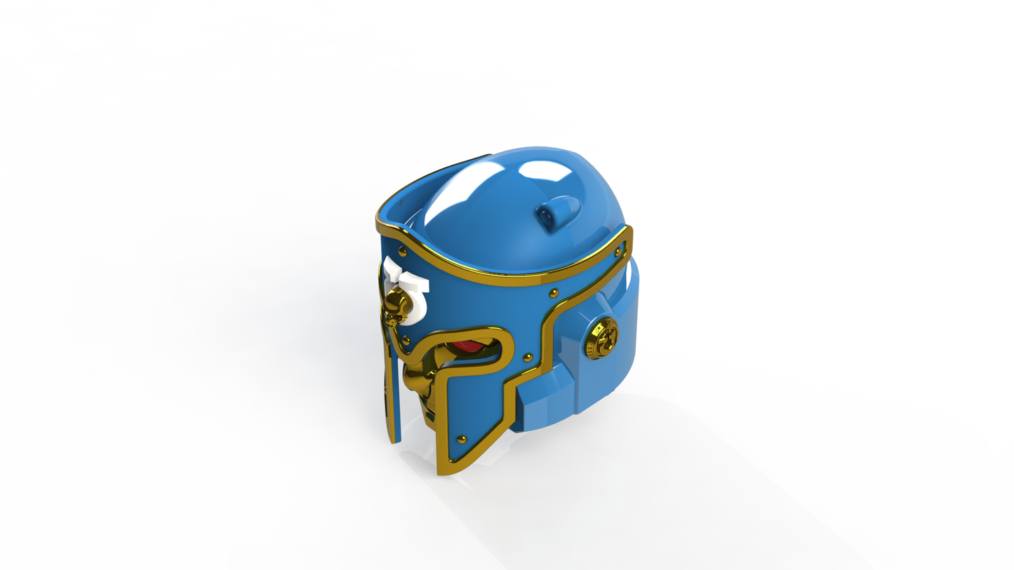 Blueberry Warriors Version 7 Helmet (3D Print | Files Only)
