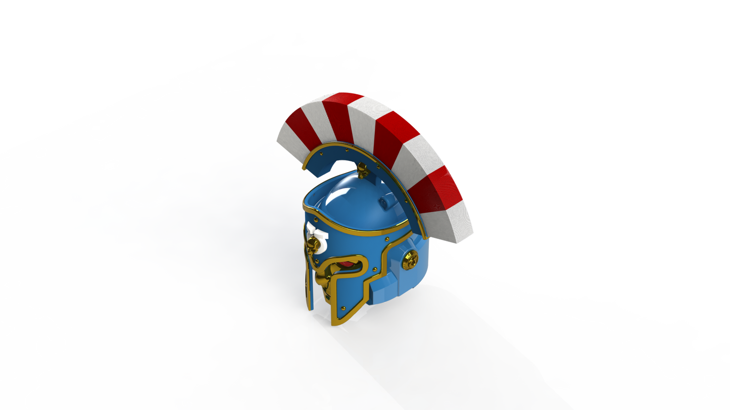 Blueberry Warriors Version 7 Helmet (3D Print | Files Only)