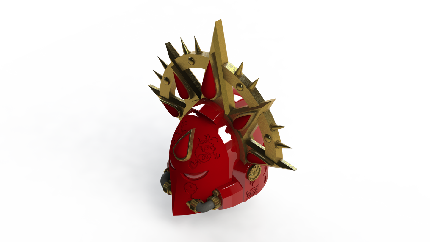 Crimson Celestials Version 7 Helmet (3D Print | Files Only)