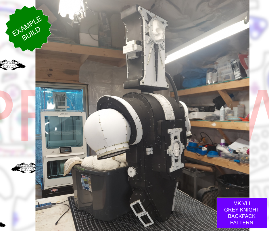 Silver Squires Backpack Pattern