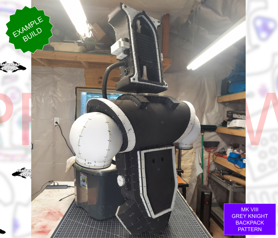 Silver Squires Backpack Pattern