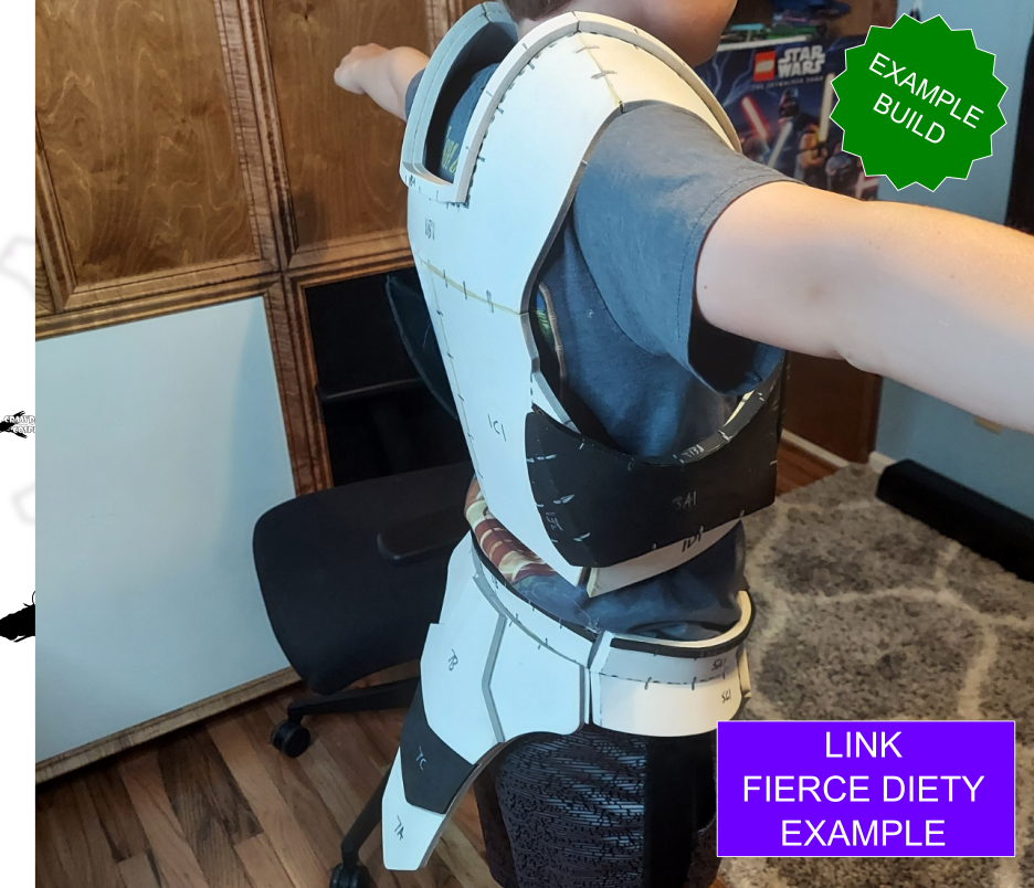 Legend of Zelda - Link Fierce Diety Chest and Waist Pattern