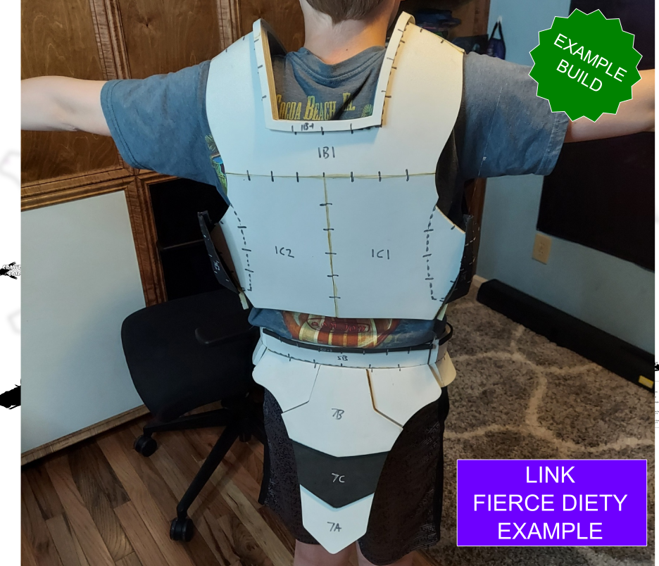 Legend of Zelda - Link Fierce Diety Chest and Waist Pattern