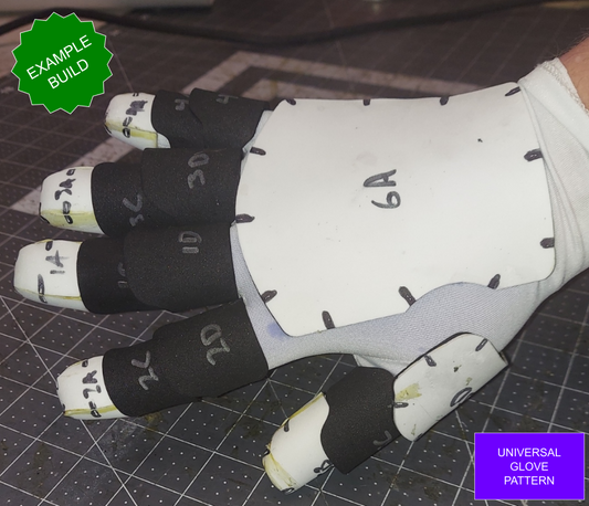 Galactic Warriors Universal Glove Pattern