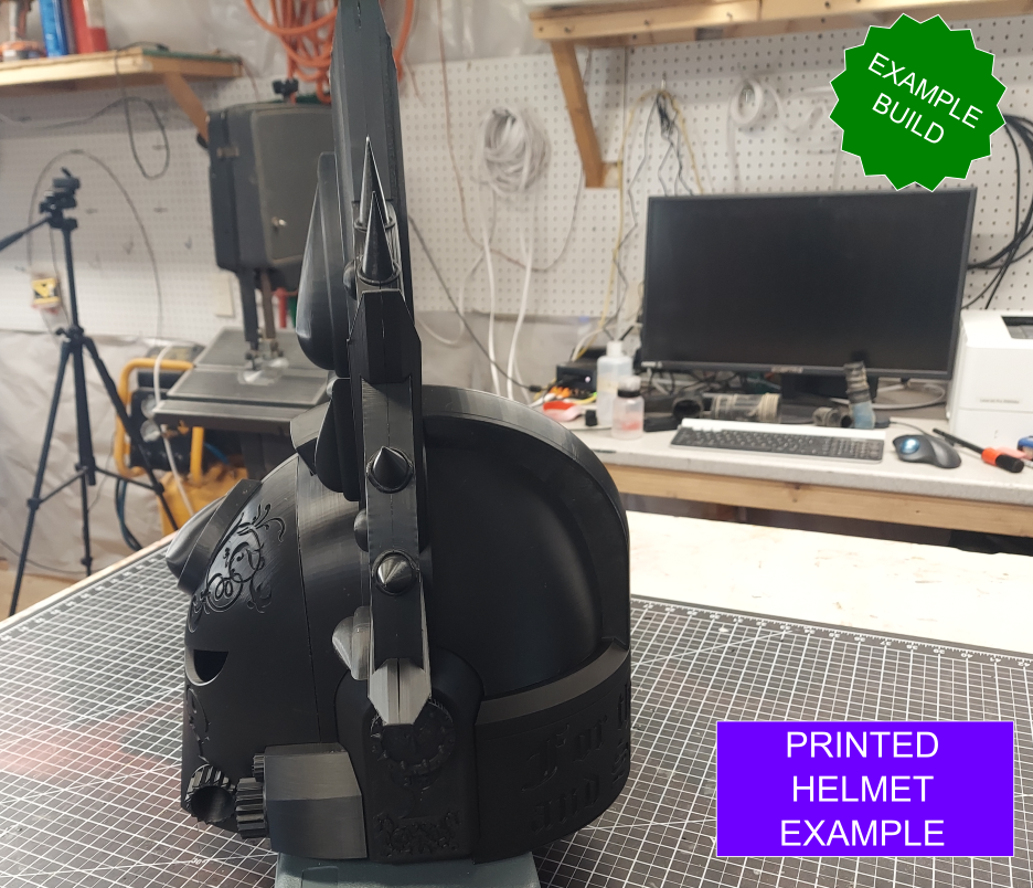 Crimson Celestials Version 7 Helmet (3D Print | Files Only)