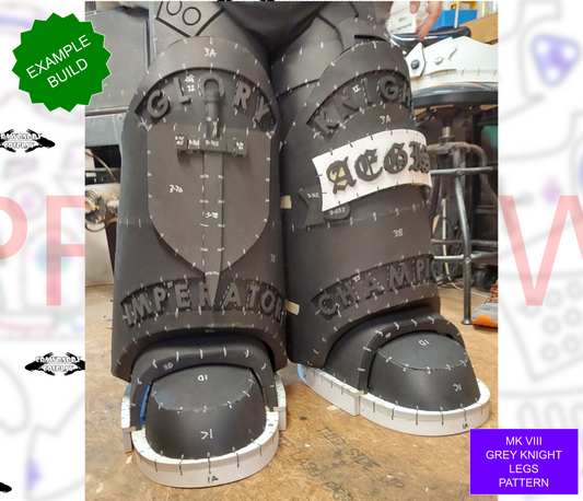 Space Marine Grey Knight "Aegis" Leg Pattern