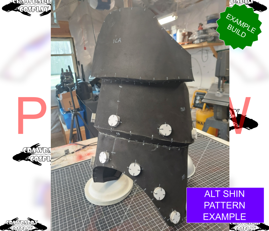 Galactic Warriors Version 3 Alternate Shin Pattern