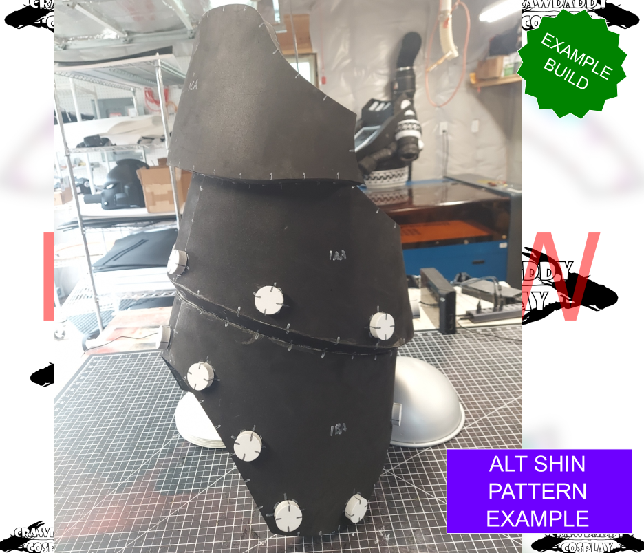 Galactic Warriors Version 3 Alternate Shin Pattern