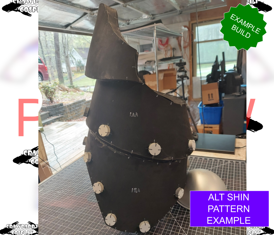Galactic Warriors Version 3 Alternate Shin Pattern