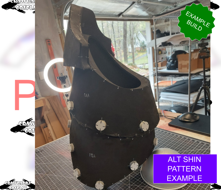 Galactic Warriors Version 3 Alternate Shin Pattern