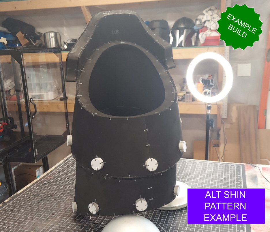 Galactic Warriors Version 3 Alternate Shin Pattern