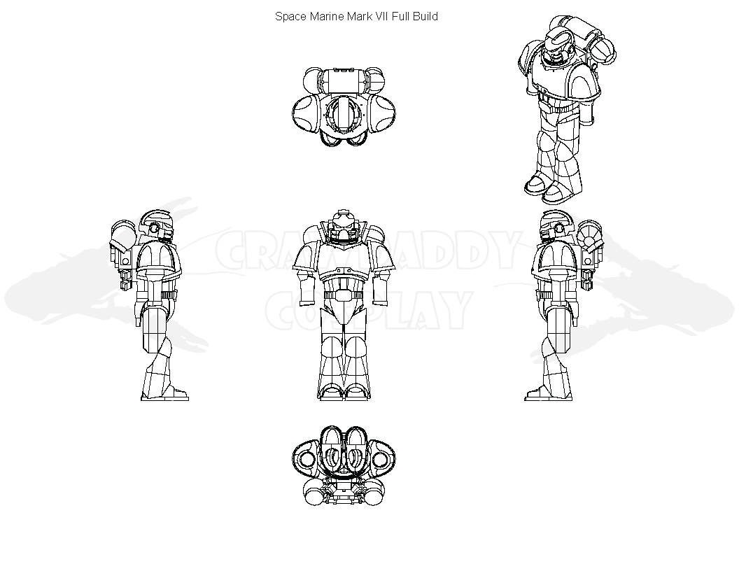 Space Marine Mark VII "Aquila" Imperialis for Chest Armor