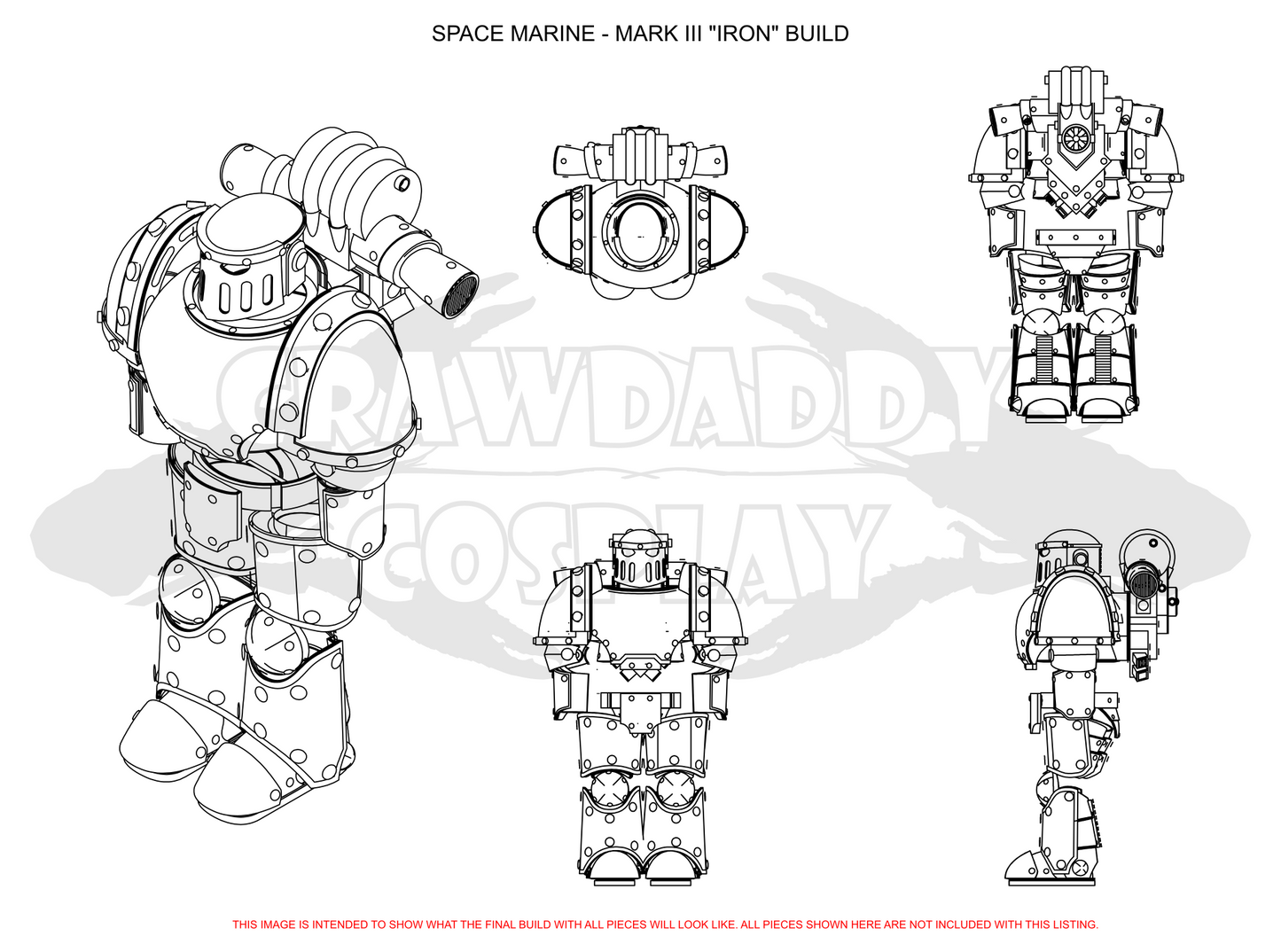 Galactic Warriors Version 3 Helmet Pattern