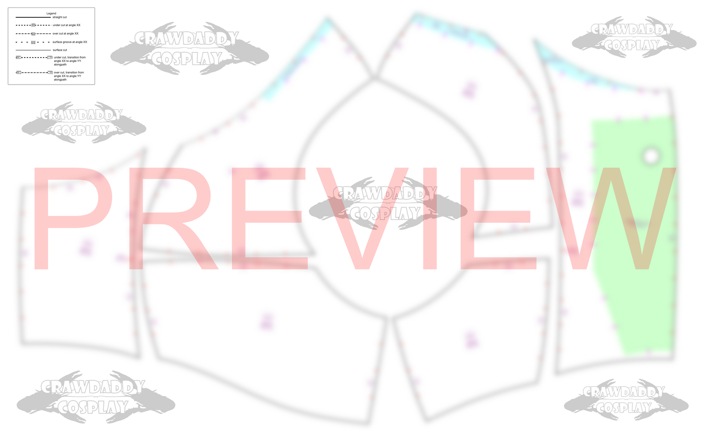 Silver Squires Torso Pattern
