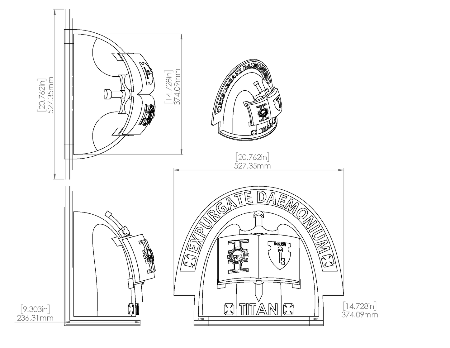 Silver Squires Shoulder Pattern - Option 2