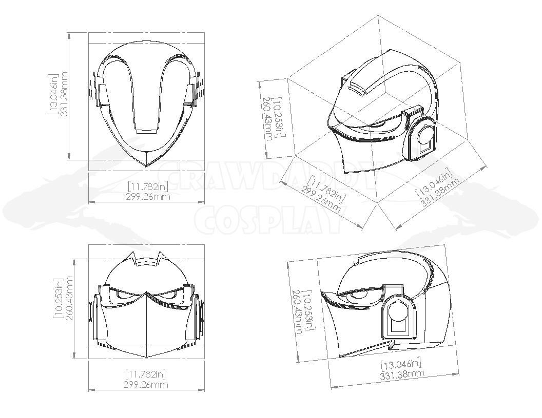 Silver Squires Helmet Pattern