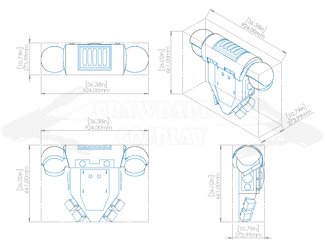 Galactic Warriors Version 10 Tactical Backpack Pattern