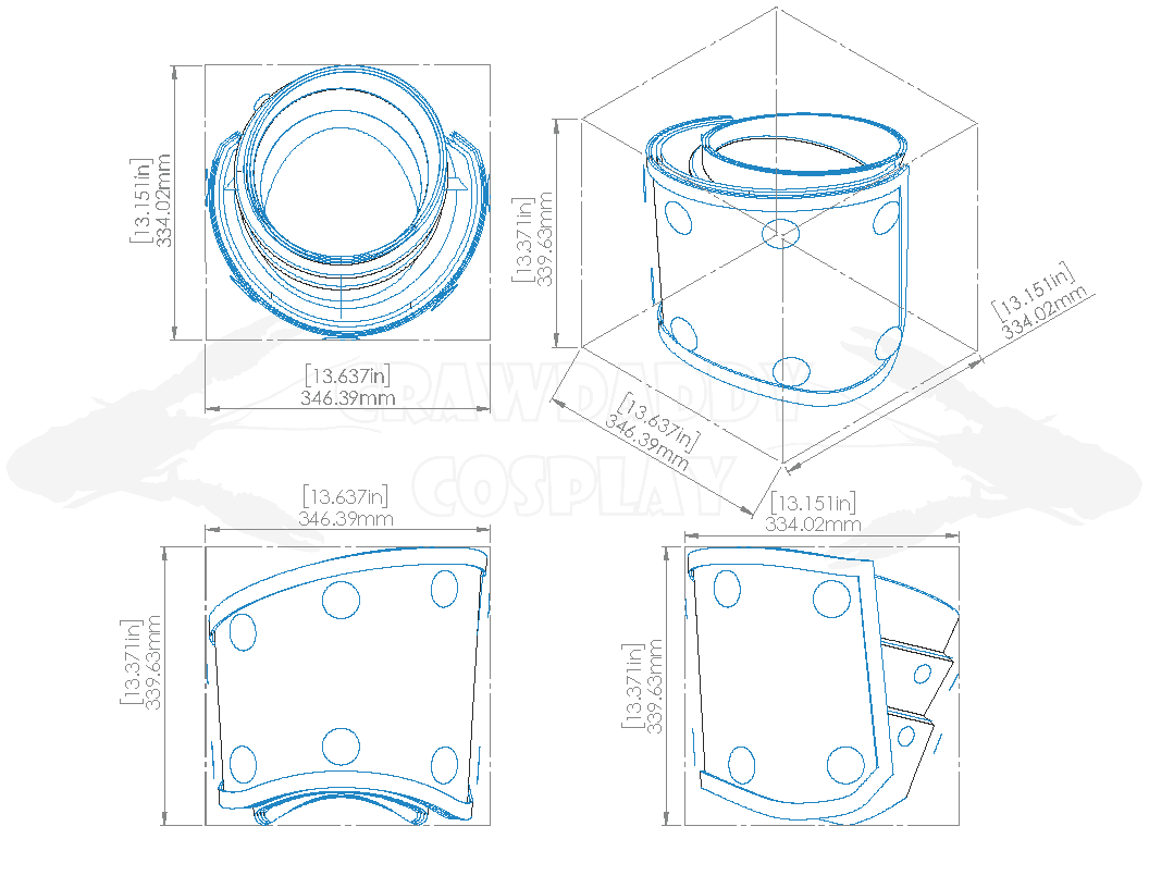 Galactic Warriors Version 3 Thigh Pattern
