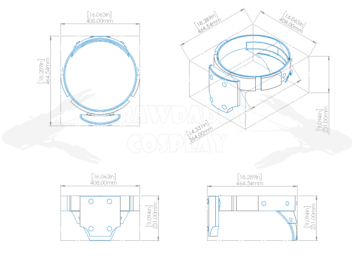 Galactic Warriors Version 3 Waist Pattern