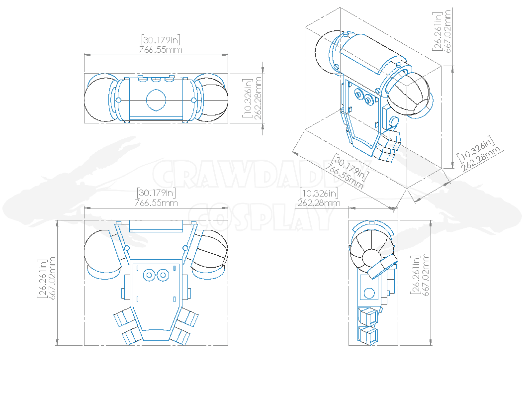 Space Marine Mark VII "Aquila" Backpack Pattern