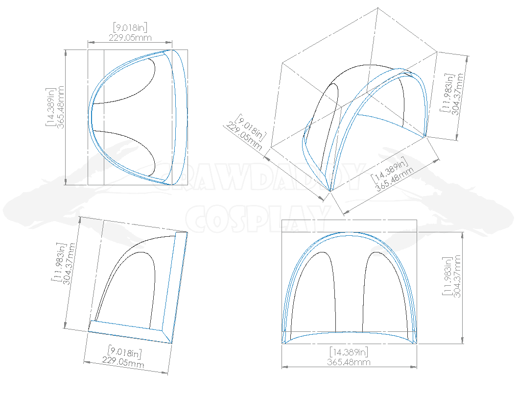 Galactic Warriors Version 7 Shoulder Pattern