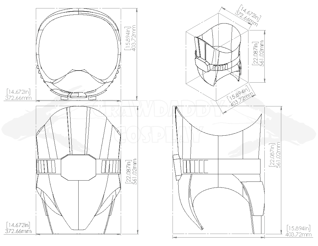 Galactic Warriors Version 7 Waist Pattern