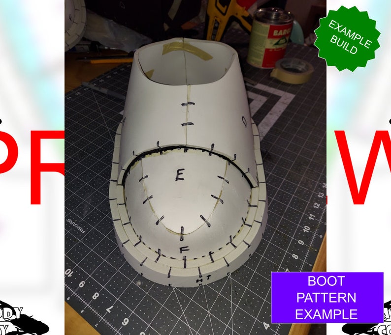 Galactic Warriors Version 7 Boot Pattern