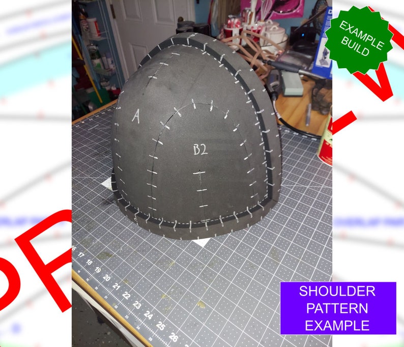 Galactic Warriors Version 7 Shoulder Pattern