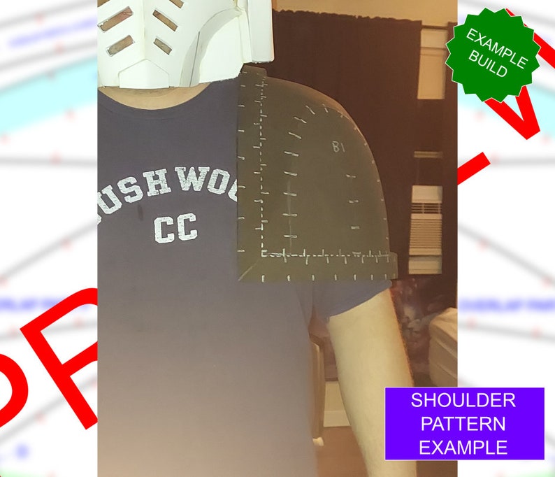 Galactic Warriors Version 7 Shoulder Pattern