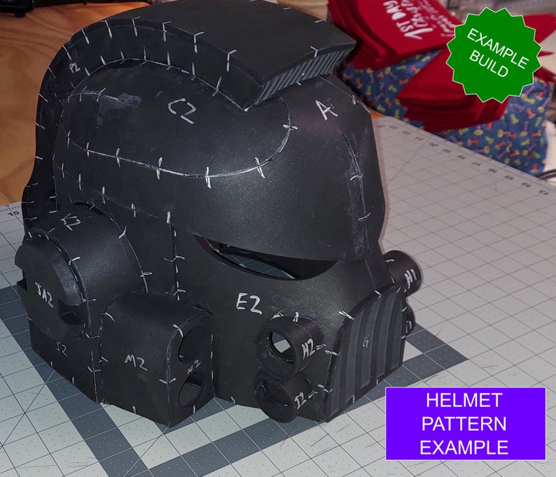 Galactic Warriors Version 7 Helmet Pattern