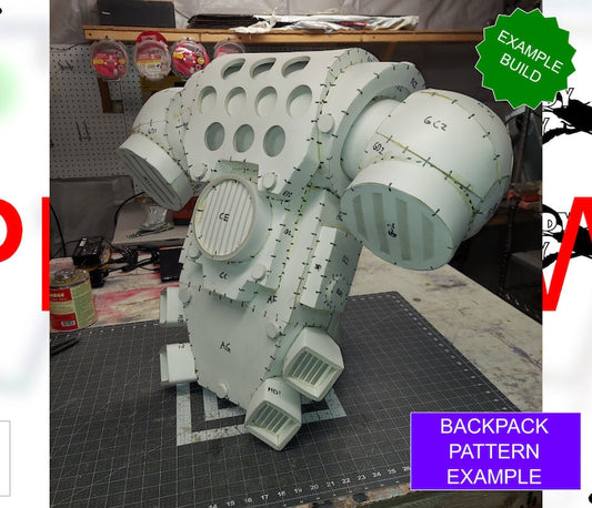 Space Marine Mark VII "Aquila" Backpack Pattern