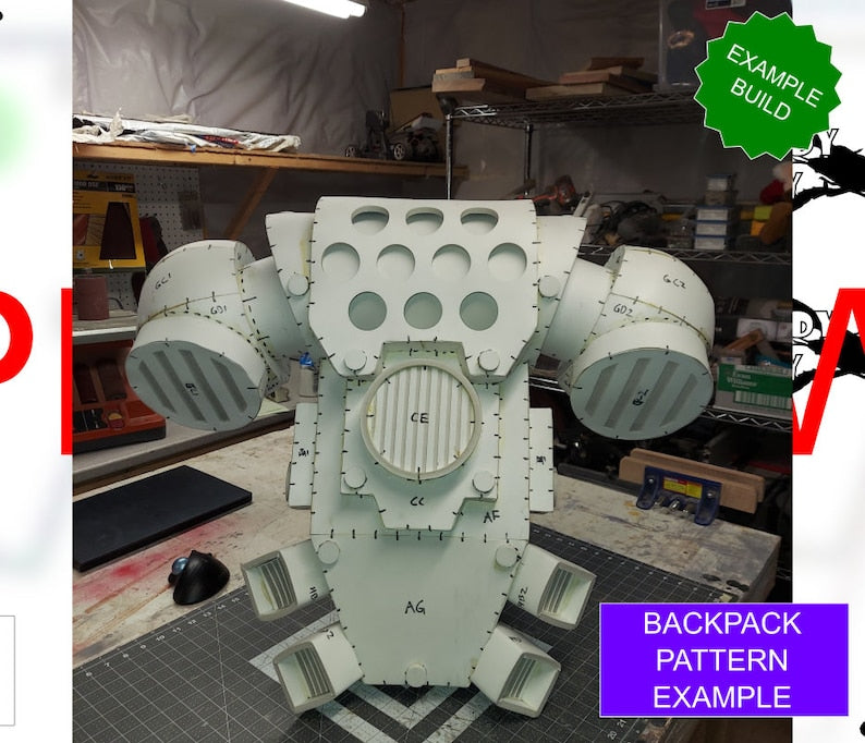 Galactic Warriors Version 7 Backpack Pattern