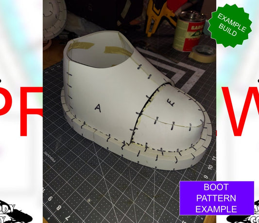 Space Marine Mark VII "Aquila" Boot Pattern