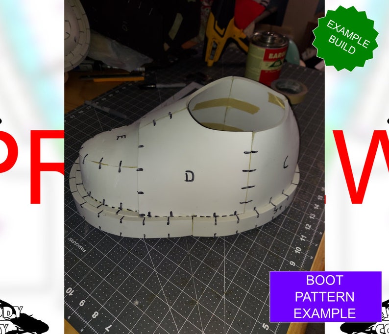 Galactic Warriors Version 7 Boot Pattern