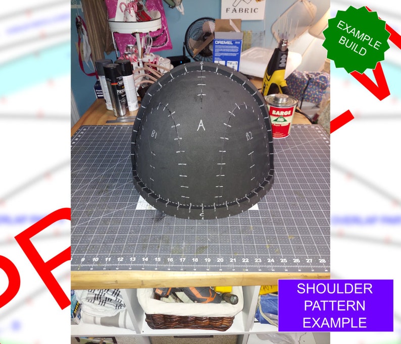 Galactic Warriors Version 7 Shoulder Pattern