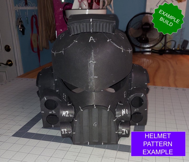 Galactic Warriors Version 7 Helmet Pattern