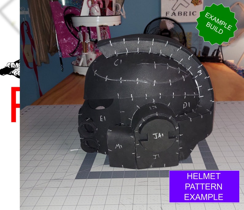 Galactic Warriors Version 7 Helmet Pattern