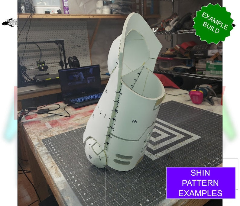 Galactic Warriors Version 10 Tactical Shin Pattern