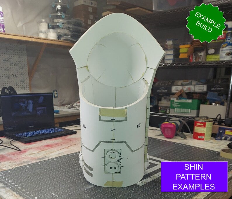 Galactic Warriors Version 10 Tactical Shin Pattern